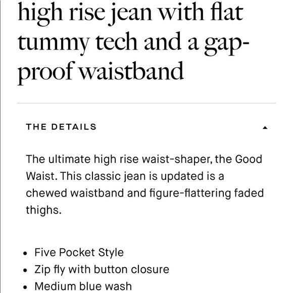 $175 Good American Good Waist Released Chew Jeans Size - High Rise Distressed - Picture 7 of 11